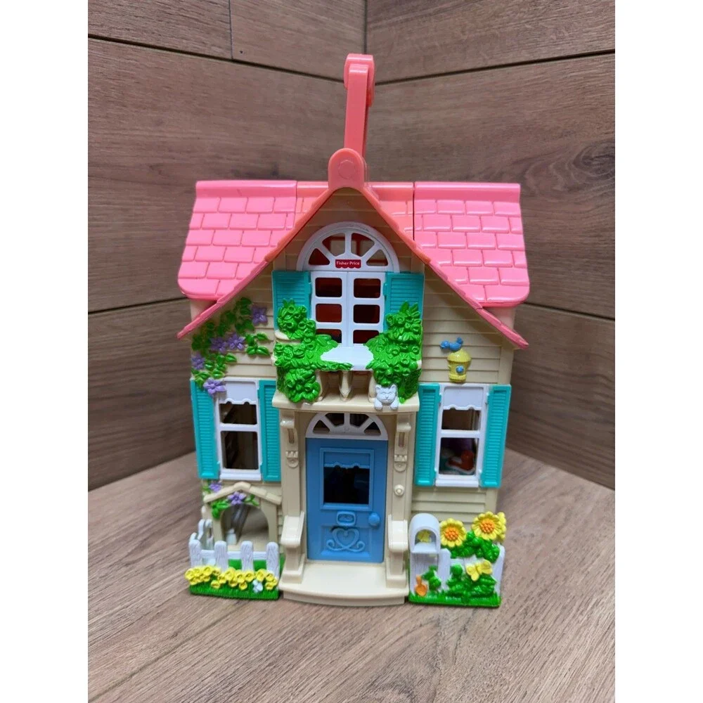 Fisher-Price Loving Family Sweet Streets Country Cottage House w/ Accessories